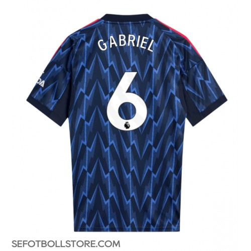 Arsenal Gabriel Magalhaes #6 Replika Bortatröja 2025-26 Kortärmad Arsenal Gabriel Magalhaes #6 Replika Bortatröja 2025-26 Kortärmad
